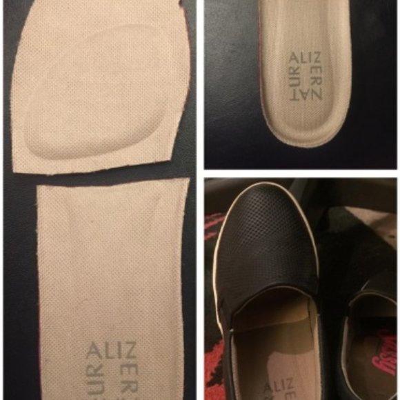 black Naturalizer slip on sneakers 6.5 - 7 NARROW - Picture 2 of 2